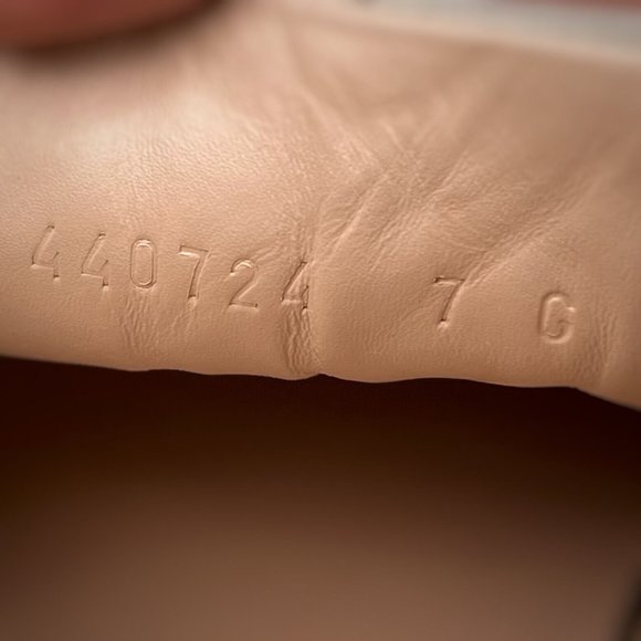 GUCCI Web Ace Fire sneaker beige leather phyton heel 7 G or 7.5 US 41 EUR 440724 - Picture 14 of 14